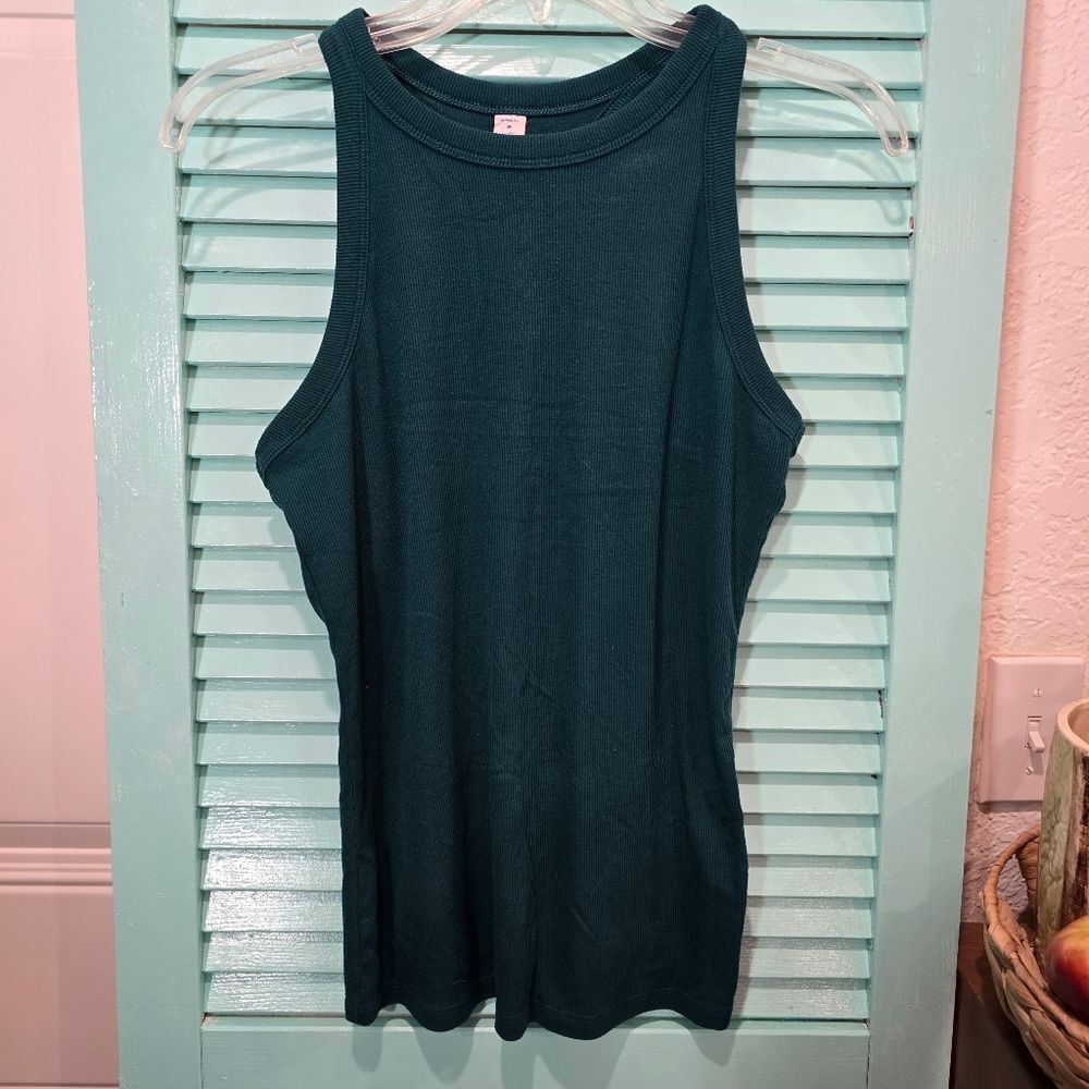 Sleeveless Teal Top